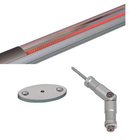 Ersatzröhre, sowie Wand- und Deckenhalter für die Baureihe VC-H
